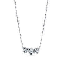 Collar Collier Trilogía de Corazones con Halo