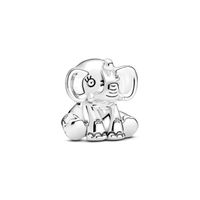 Charm en Plata Ellie La Elefante
