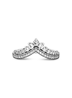 Anillo en Plata Deseo de Princesa Circonia Cúbica Clara