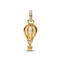 Dije en Shine Globo de Aire Caliente Brillante