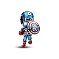 Charm en plata Marvel Los Vengadores Capitan America