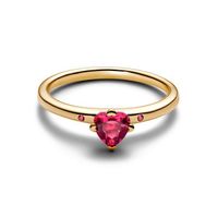 Anillo Explosión de Amor Cristal Rojo Cereza