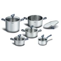 Bateria de cocina Acero Inoxidable DailyCook 10 PCS