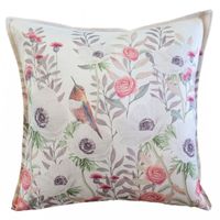 FUNDA COJÍN MARISA ANÉMONE BLANCA 45X45