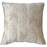 FUNDA COJÍN MARISA ABSTRACTO ESPIGAS ARENA 45X45