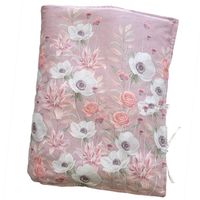 PIECERA GAMUZA ANEMONE BLANCA 220X70