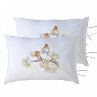 PACK 2 FUNDAS ALMOHADA PAJARITOS BAMBI 50X70