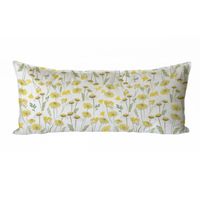 COJÍN ALGODÓN PRIMAVERA AMARILLA XL