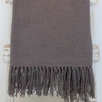 CHAL TELAR ALGODÓN TAUPÉ 220X100
