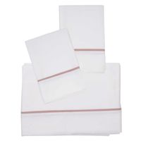 Juego Sábanas Vivo Rosa Viejo Super King