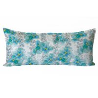 FUNDA COJÍN ALGODÓN MIX PENSAMIENTOS HOJITAS XL