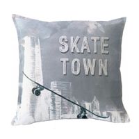 FUNDA COJÍN ALGODÓN SKATE TOWN  45X45