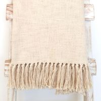 CHAL TELAR ALGODÓN CRUDO 160X100