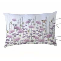 FUNDA ALMOHADA JARDÍN SILVESTRE LILA 50X70