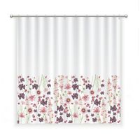 CORTINA DE BAÑO ALGODÓN PRIMAVERA ROSA