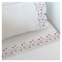 Juego de Sábanas Cuna Florcitas Unicornio