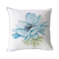 FUNDA COJÍN ALGODÓN ANÉMONE ABIERTA 45X45