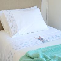 Juego de Sábanas 1 Plaza Coneja Flora