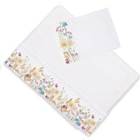 Juego de Sábanas 1 Plaza Jardín Narcisos