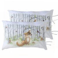 PACK 2 FUNDAS ALMOHADA ZORRITO 50X70