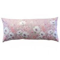 FUNDA COJÍN GAMUZA ANÉMONE BLANCA XL