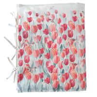 PIECERA MARISA TULIPANES ROJOS 220X70