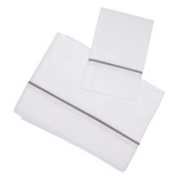 Juego Sábanas Vivo Taupé 1Plaza