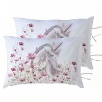 PACK 2 FUNDAS ALMOHADA UNICORNIO 50X70
