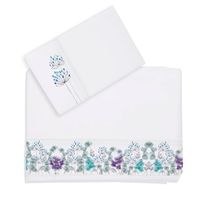 Juego de Sábanas 1 Plaza Jardín Pensamientos