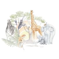 Cubreplumón Cuna Safari