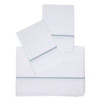 Juego Sábanas Vivo Celeste Super King