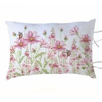 FUNDA ALMOHADA JARDÍN PRIMAVERAL ROSA 50X70