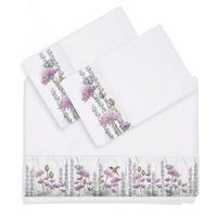 Juego de Sábanas Superking Jardín Silvestre Lila