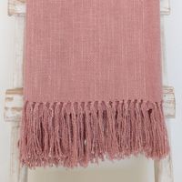 CHAL TELAR ALGODÓN ROSA VIEJO 160X100