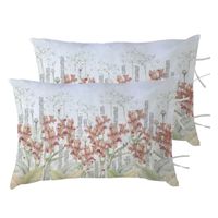 PACK 2 FUNDAS ALMOHADA ASTROMELIAS 50X70