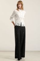 Pantalón recto, negro Liola