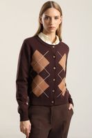 Cardigan Punto, Rombo Lurex, Cafe Liola