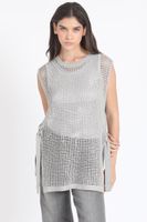 Tejido Sobrepuesto, Lurex Mix, Gris Liola