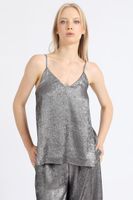 Top Folia Metalizada, Gris Liola