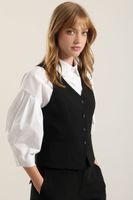 Chaleco sastre. negro Liola