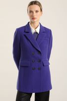 Blazer Entallado Doble Cruce, Azulino Liola