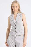 Chaleco Sastre Entallado, Gris Liola