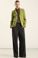 Blazer entallado, boton fantasia, pistacho Liola