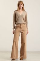 Jeans color palazzo, camel Liola