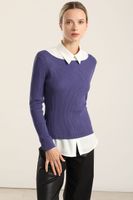 Jersey Punto Basico, Azul Liola