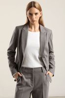 Blazer Boton Joya, Gris Liola