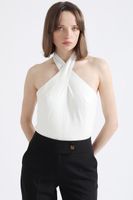 Top Halter Cruzado, Crudo Liola