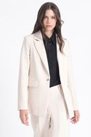 Blazer Entallado Clasico, Crudo Liola