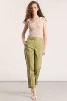 Pantalón sastre lino liola verde