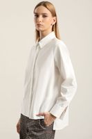 Camisa Poplin Strass, Crudo Liola